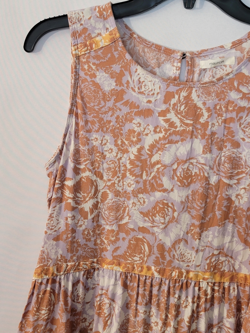 Maurices Sleeveless Floral High-Low Top Size S - Picture 3 of 9